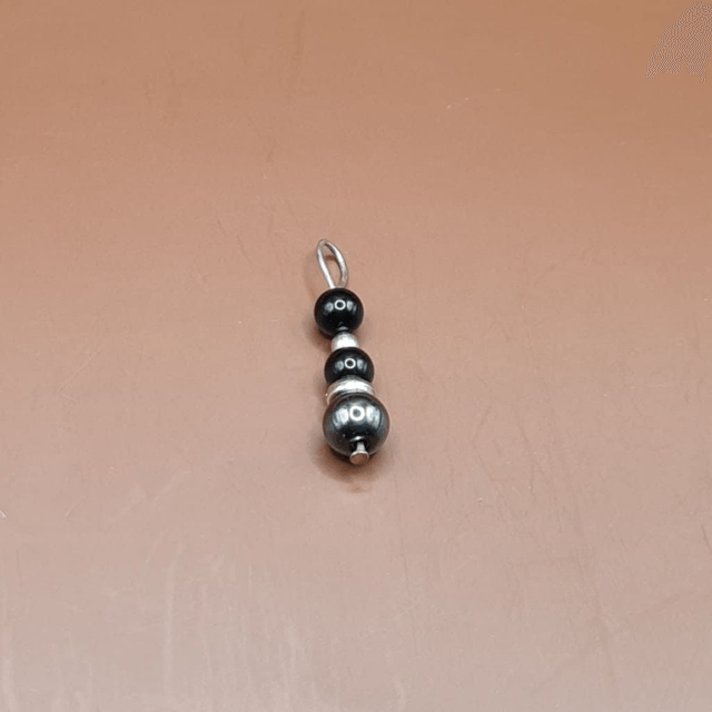 Pendentif Hématite - obsidienne dorée