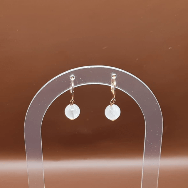 Boucles Quartz rose