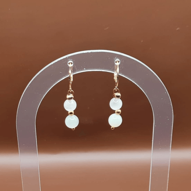 Boucles Quartz rose