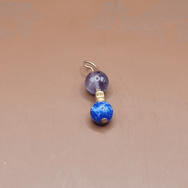 Pendentif Améthyste - lapis lazuli