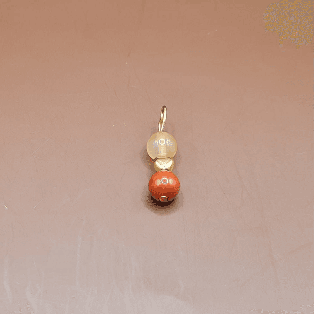 Pendentif Cornaline - jaspe rouge