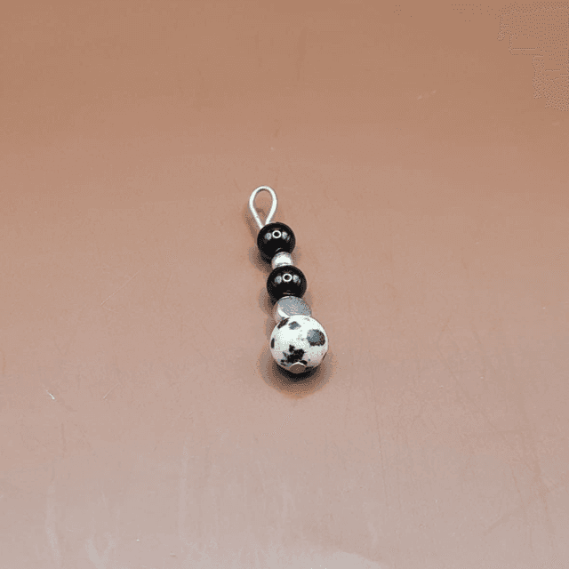 Pendentif Jaspe dalmatien - onyx
