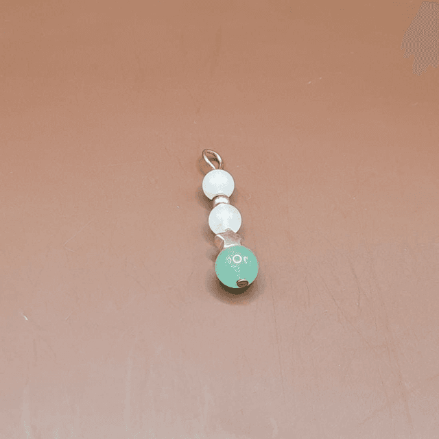Pendentif Aventurine verte - quartz rose