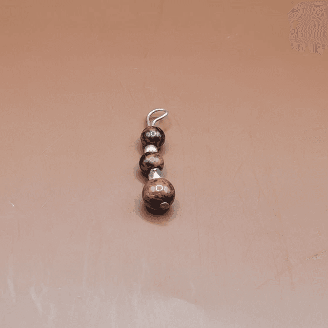 Pendentif Obsidienne acajou