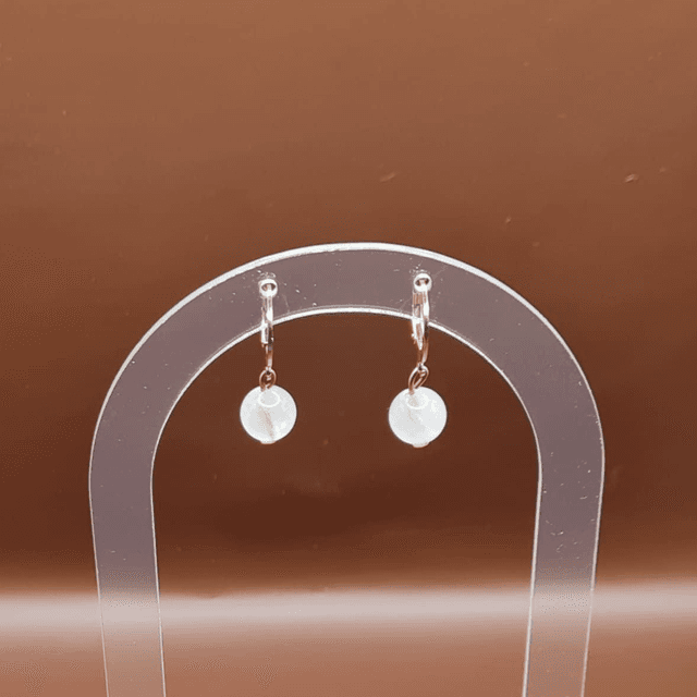 Boucles Quartz rose