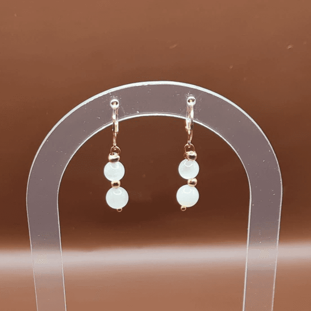 Boucles Quartz rose