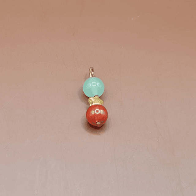 Pendentif Aventurine verte - cornaline