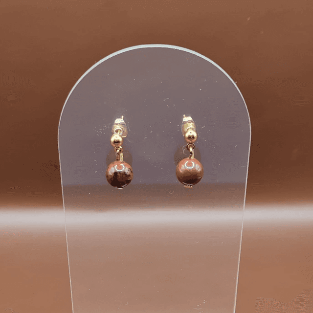 Puces Obsidienne acajou
