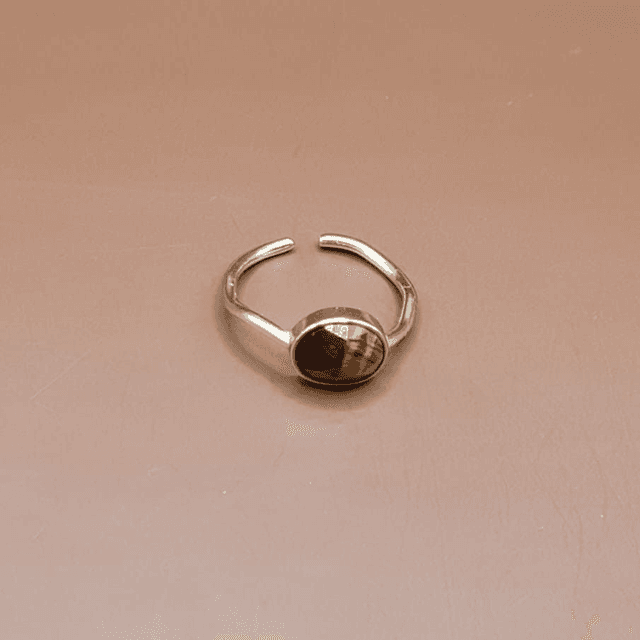 Bague ajustable Oeil de tigre 56