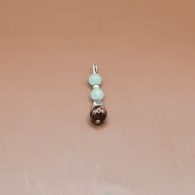 Pendentif Aventurine verte - oeil de tigre
