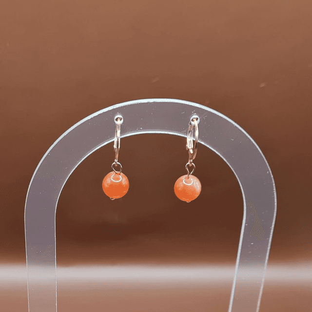 Boucles Cornaline