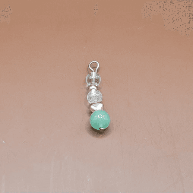 Pendentif Aventurine verte - cristal de roche